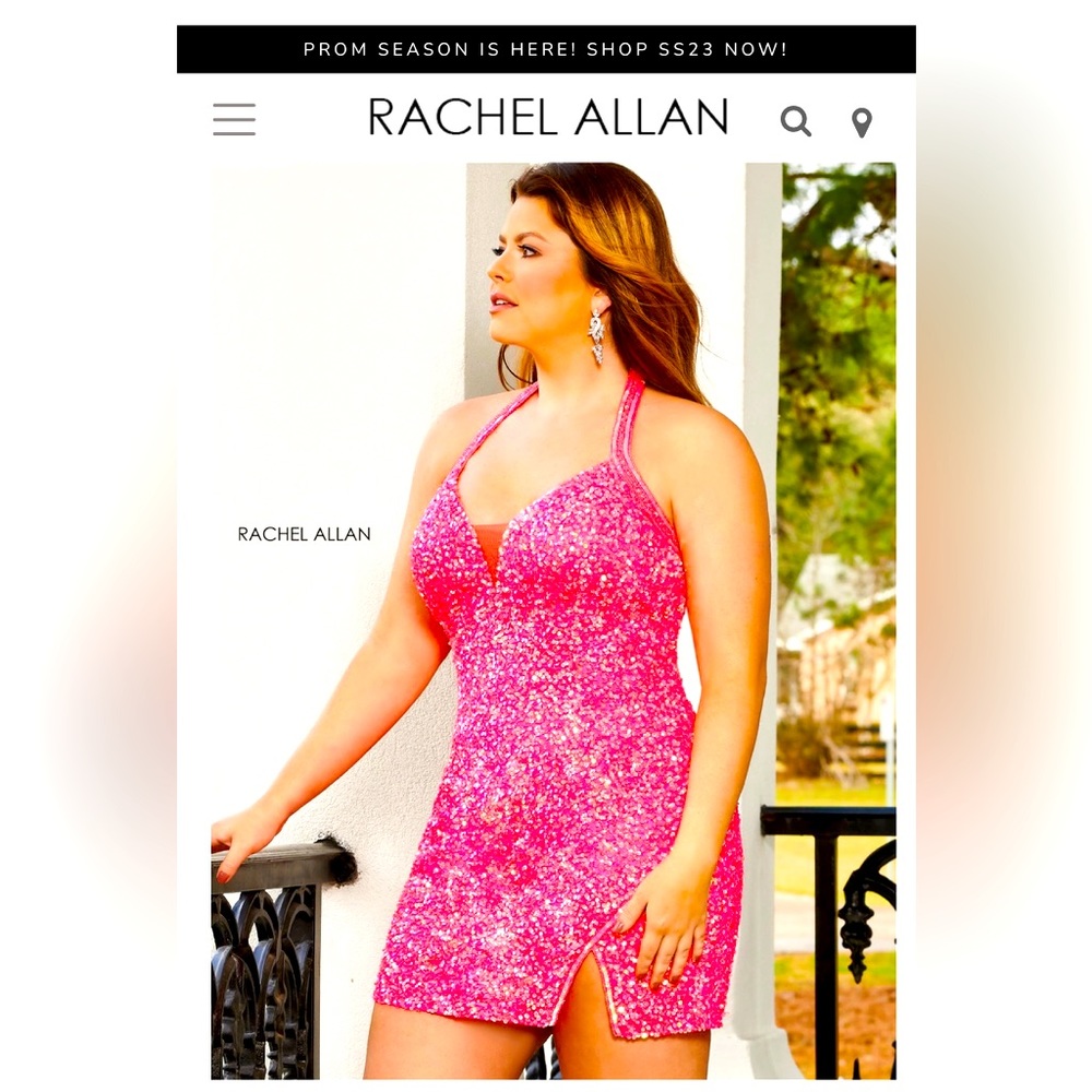 Size 16 NWT Rachel Allan prom/homecoming dress